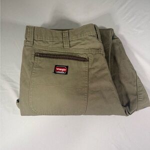Wrangler Workwear Ripstop Cargo Carpenter Pants Hammer Loop 36x34